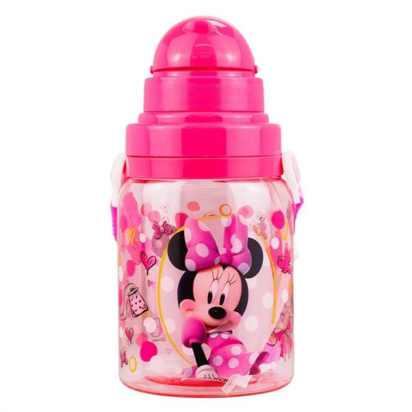 Imagem de Garrafa Plástico Escola Rosa Minnie 600ml - Disney