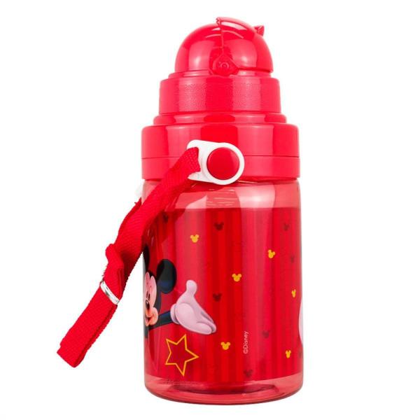 Imagem de Garrafa Plástico Escola Vermelho Mickey 600ml - Disney