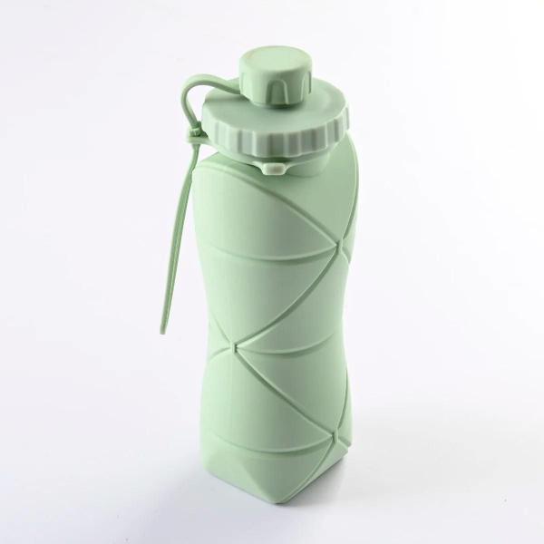 Garrafa Retrátil De Silicone 600Ml Portátil Ideal Viagens - Guiro Imagem de Garrafa Retrátil De Silicone 600Ml Portátil Ideal Viagens