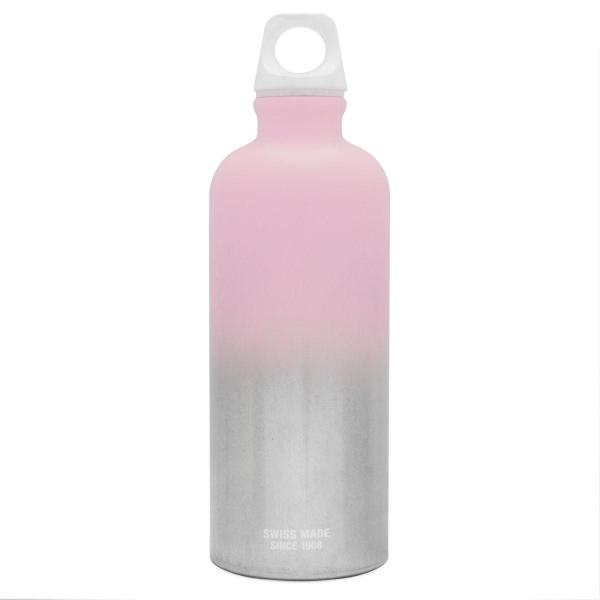 Imagem de Garrafa Siggs Swiss Fabolous Crazy 600 Ml Rosa e Prata