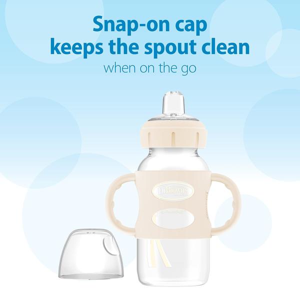 Imagem de Garrafa Sippy Spout Dr. Brown's Milestones 270 ml 6m+ Ecru