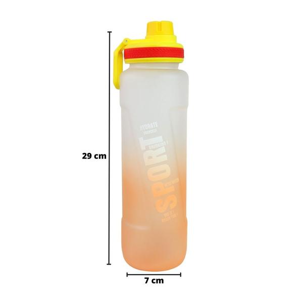 Imagem de Garrafa sport de plástico com alça 1000ml