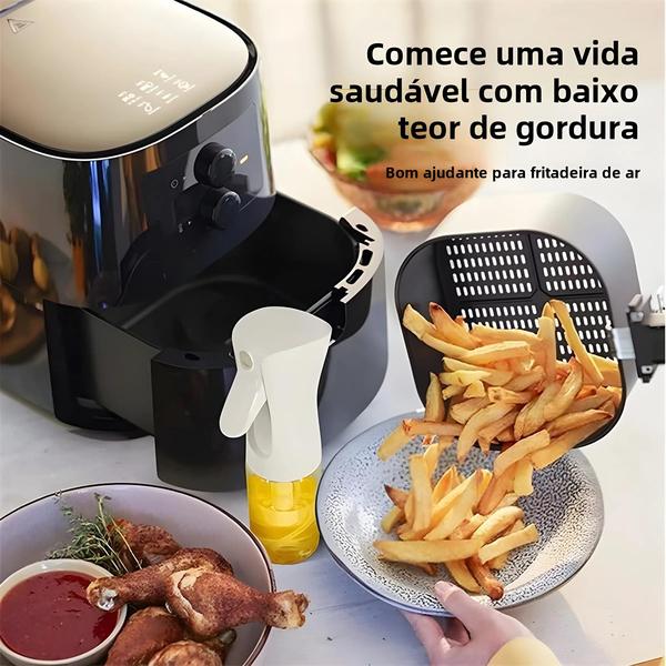 Imagem de Garrafa Spray de Azeite 300ml - Ideal para Cozinha, Churrasco e Camping