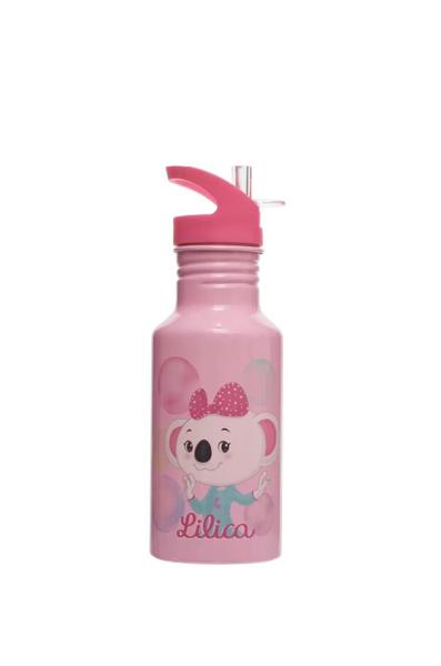 Imagem de Garrafa Squeeze Alumini Lilica Ripilica Bubble Rosa Original