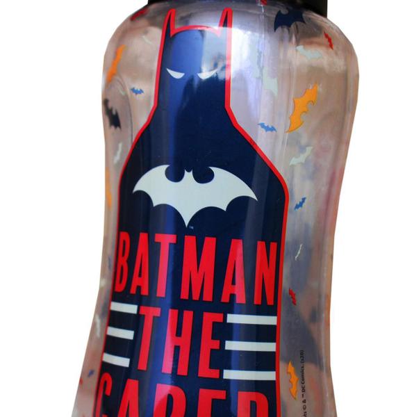 Imagem de Garrafa Squeeze Batman Caped Crusader Dc Tubo De Gelo 550 Ml Preto