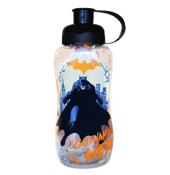 Imagem de Garrafa Squeeze Batman Caped Crusader Dc Tubo De Gelo 550 Ml Preto