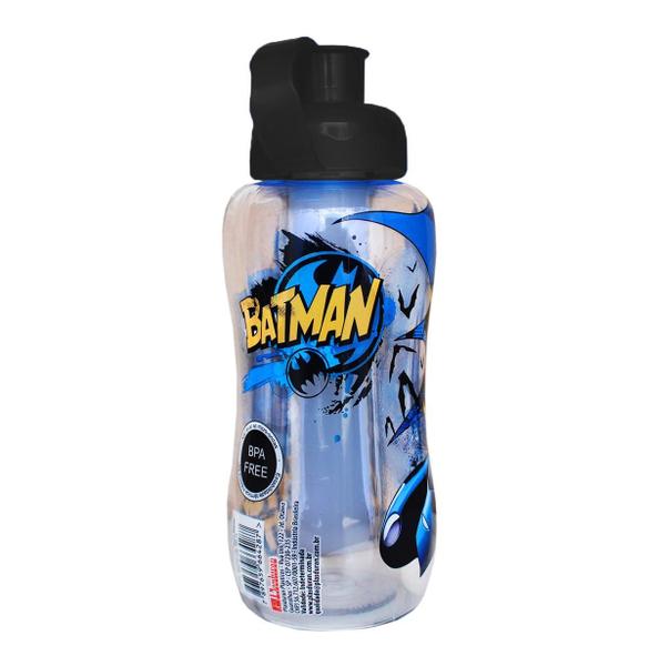 Imagem de Garrafa Squeeze Batman Gothic Knight Dc Tubo De Gelo 550 Ml Preto