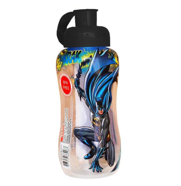 Imagem de Garrafa Squeeze Batman Krassh Dc Warner Tubo De Gelo 550 Ml Preto