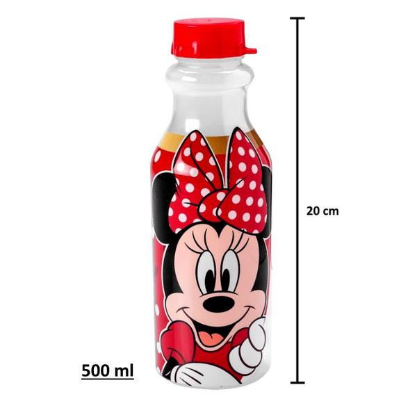 Imagem de Garrafa Squeeze com Estampa Minnie Vintage 500ml Vermelha