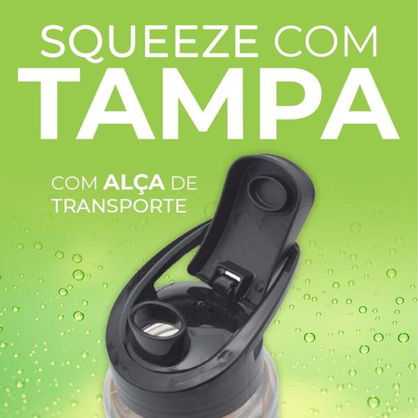 Imagem de Garrafa Squeeze De Água Mix Cat 750ml Para Academia - Bandeirante