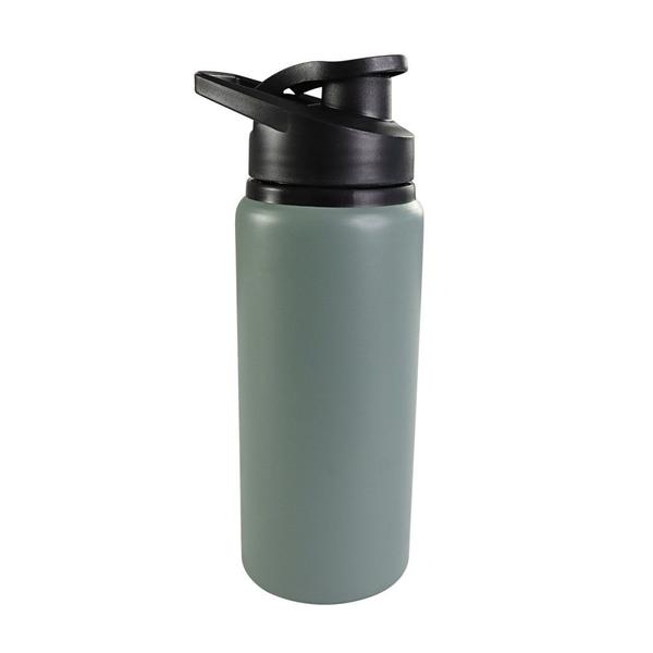 Imagem de Garrafa Squeeze de Alumínio 600ml com Alça Para bebidas agua suco refrigerante treino esportes academia - Verde