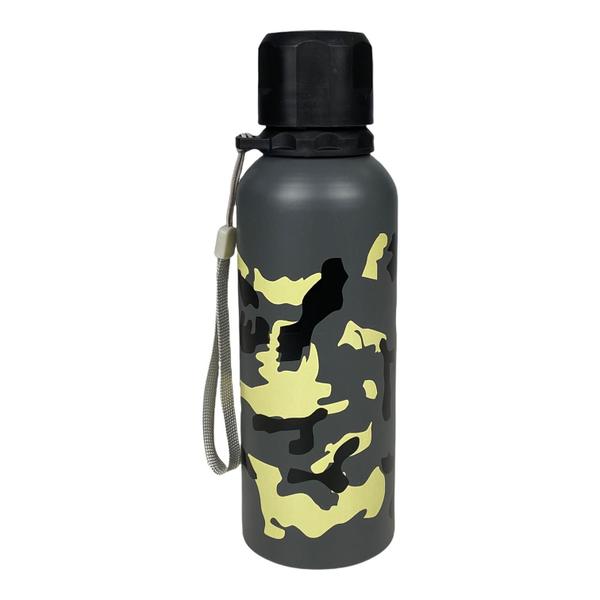 Imagem de Garrafa Squeeze De Alumínio Camuflada Fosca Exército 750Ml