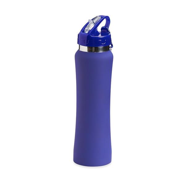 Imagem de Garrafa / squeeze de aluminio lisa colors com tampa + mosquetao 750ml