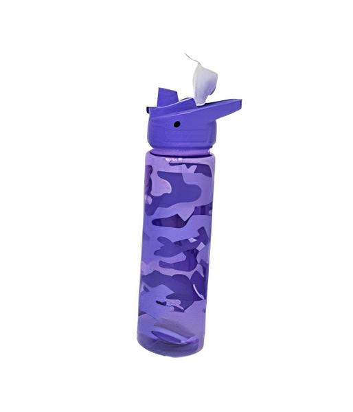 Imagem de Garrafa Squeeze de Plastico 700 Ml - Camuflada para Academia, Treino e Passeios - 7,2x24,7cm