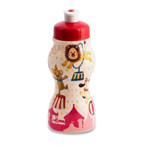 Imagem de Garrafa / squeeze de plástico pet infantil circo personagens 250ml com tampa