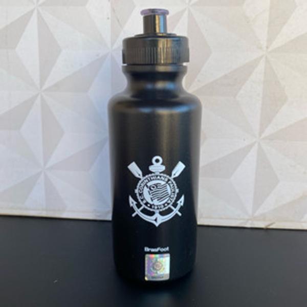 Imagem de Garrafa squeeze esportiva personalizada Corinthians de plástico para água 550ml - timão