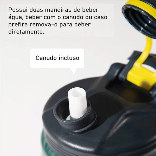 Imagem de Garrafa Squeeze Galão De Agua  Academia Treino Sport 1600ml