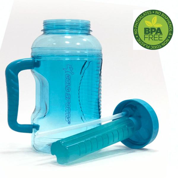 Imagem de Garrafa Squeeze Gold Sports Galão Resistente - BPA FREE 2,3 Litros