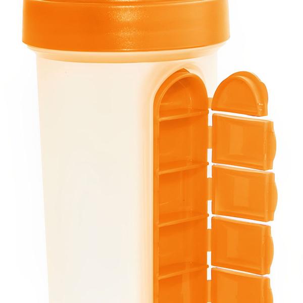 Imagem de Garrafa Squeeze Gold Sports Pro Mixer e Porta Comprimido 750ml