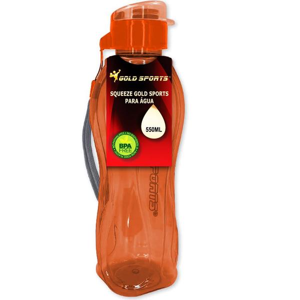 Imagem de Garrafa Squeeze Gold Sports Resistence Translucid Special - BPA FREE- 550ML