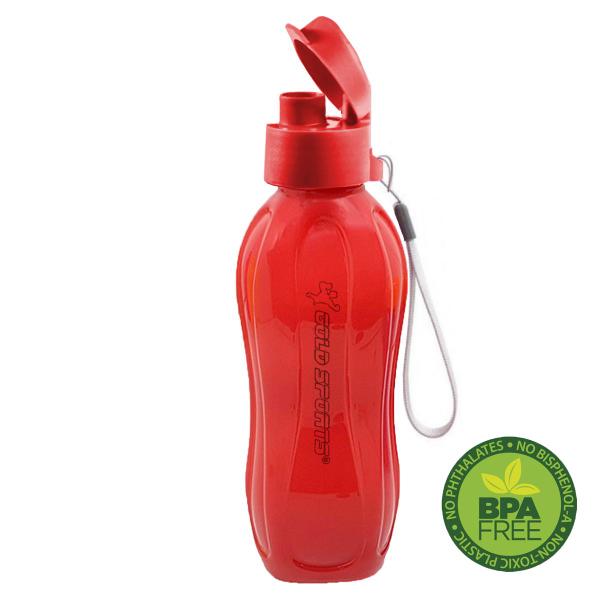 Garrafa Squeeze Gold Sports Resistente - BPA FREE 600ml Imagem de Garrafa Squeeze Gold Sports Resistente - BPA FREE 600ml