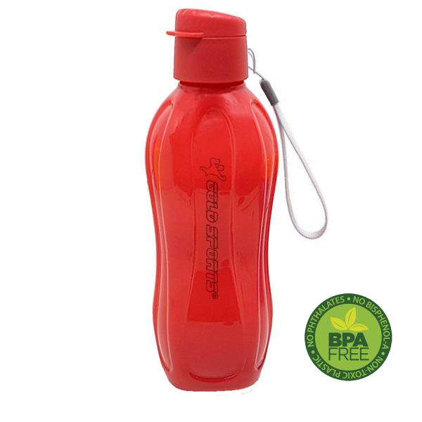 Garrafa Squeeze Gold Sports Resistente - BPA FREE 600ml Imagem de Garrafa Squeeze Gold Sports Resistente - BPA FREE 600ml