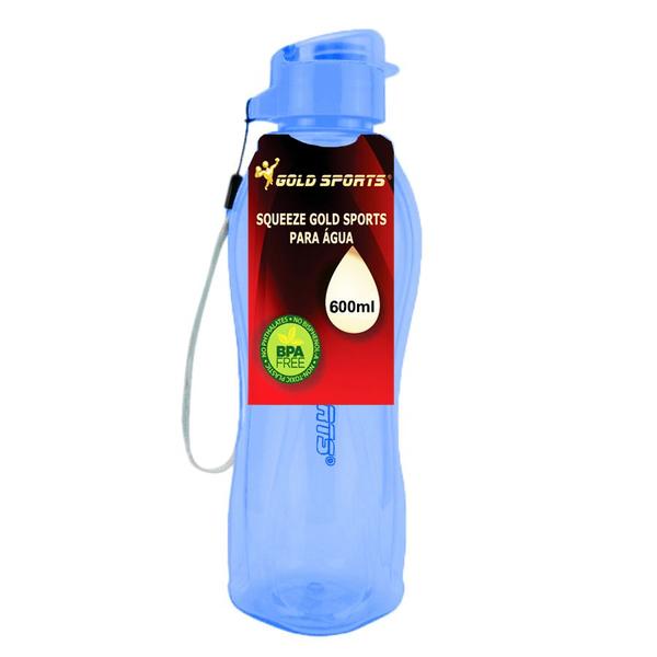 Imagem de Garrafa Squeeze Gold Sports Resistente Translucid Special - BPA FREE 600ml