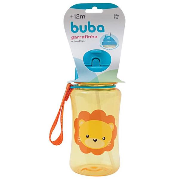 Imagem de Garrafa squeeze infantil Animal Fun Unicórnio Leão 350 ml