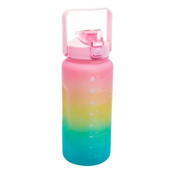 Imagem de Garrafa Squeeze Lyor Tie Dye Em Policarbonato 2L