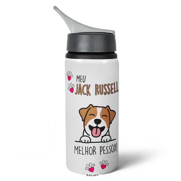 Imagem de Garrafa Squeeze NK - Meu Jack Russell, melhor pessoa!