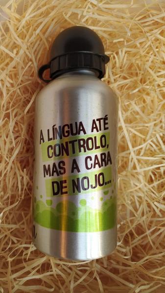 Imagem de Garrafa Squeeze Personalizada garrafinha em Alumínio 500 ml Divertidamente 2 Nojinho