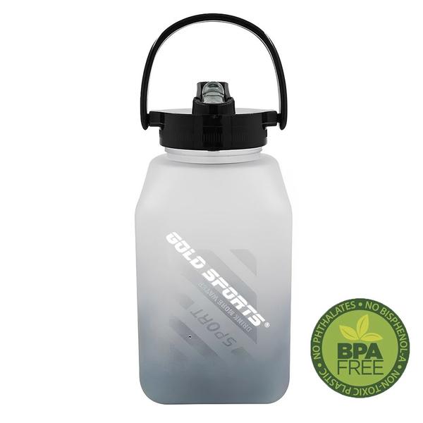 Imagem de Garrafa Squeeze Plástica Gold Sports Cubo Emborrachada -1Litro - BPA-FREE