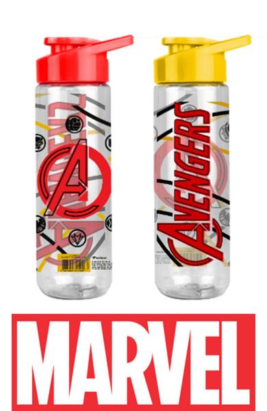 Imagem de Garrafa Squeeze Plástica Marvel Comics Avengers Vingadores 700ml Escola Passeio Lancheira