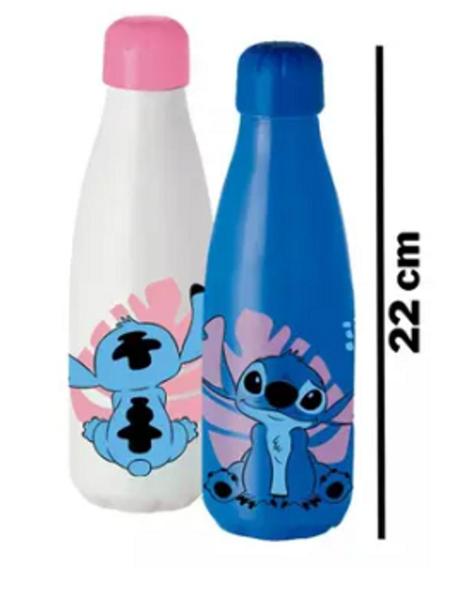 Imagem de Garrafa Squeeze Plástica Stitch Disney Stitch 600ml Escola Passeio Lancheira