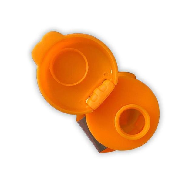 Imagem de Garrafa Squeeze Plástico 600Ml Pastel Laranja Cb0092 Clio