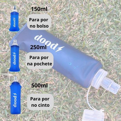 Imagem de Garrafa Squeeze Silicone Dobrável Soft Esportiva - 500ml