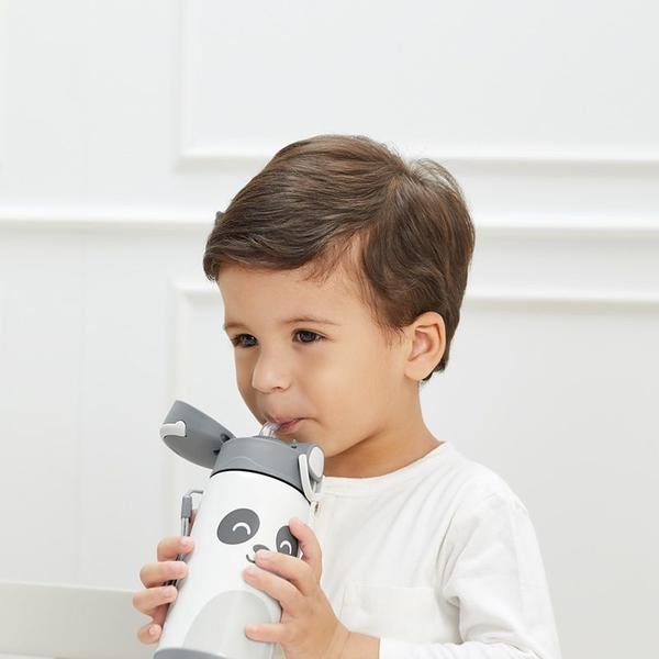 Imagem de Garrafa squeeze térmica infantil Gumy off white Buba 400 ml