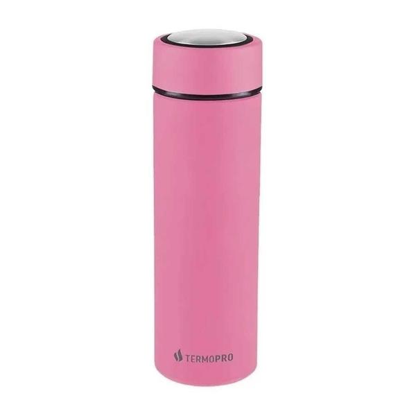 Imagem de Garrafa Squeeze Térmico Termopro 500ml Inox TP6554 - Rosa