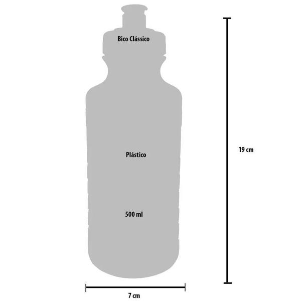 Imagem de Garrafa Squeeze Time São Paulo 500ml Esportiva - Allmix