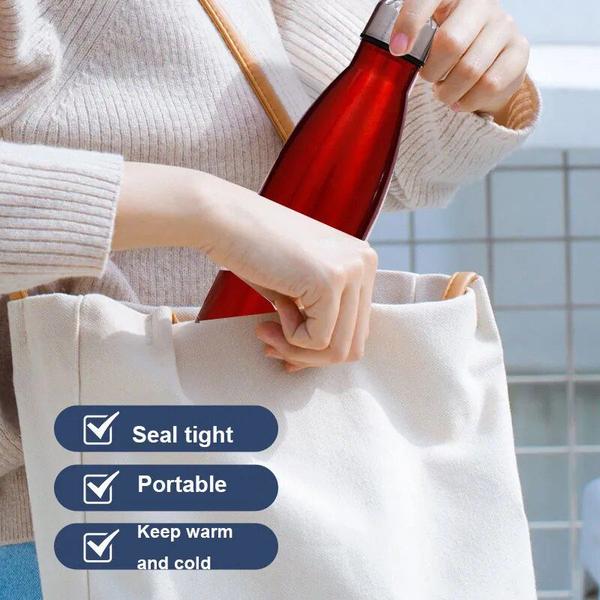 Imagem de Garrafa Squeze Portátil Inox Para Viagem Água 750ML