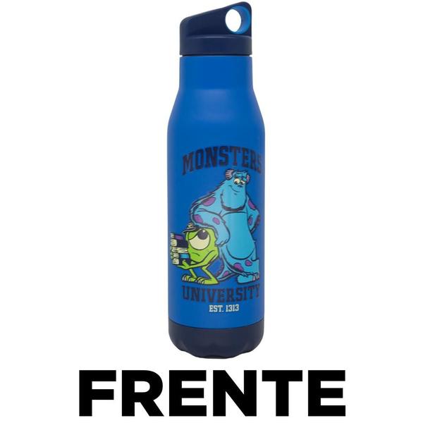 Imagem de Garrafa Sulley Sullivan E Mike Wazowski Térmica 6 Horas 600ml Oficial Monstros S.A. Disney Pixar