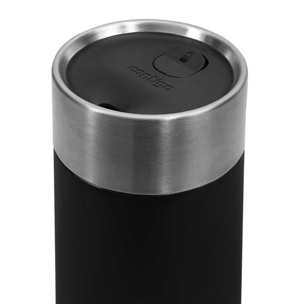 Imagem de Garrafa Térmica 473ml Aço Inox Autoseal Contigo Luxe Preta