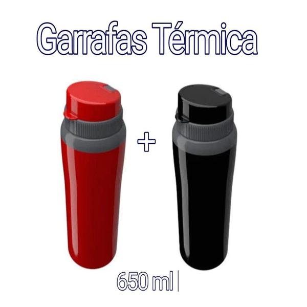 Imagem de garrafa termica 500ml academia escritório cozinha trabalho treino colégio parede dupla