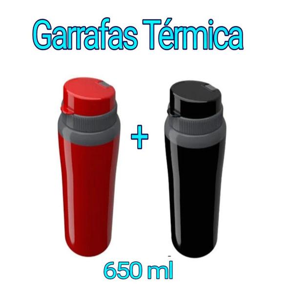 Imagem de garrafa térmica 500ml academia escritório cozinha trabalho treino colégio parede dupla