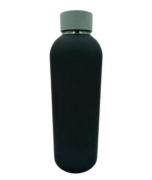 Garrafa térmica aço inox 500ml não pira academia escritório - BRASFOOT Imagem de Garrafa térmica aço inox 500ml não pira academia escritório - BRASFOOT
