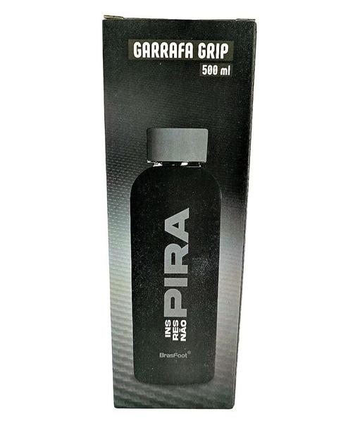 Garrafa térmica aço inox 500ml não pira academia escritório - BRASFOOT Imagem de Garrafa térmica aço inox 500ml não pira academia escritório - BRASFOOT
