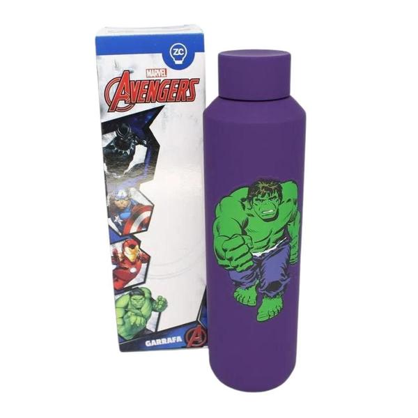 Imagem de Garrafa Térmica Acqua 600Ml Hulk - Zona Criativa