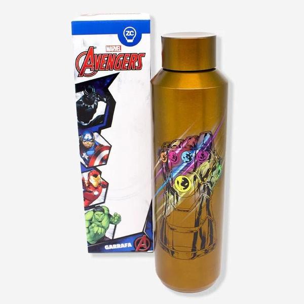 Imagem de GARRAFA TERMICA ACQUA 600ML MANOPLA Thanos  Marvel