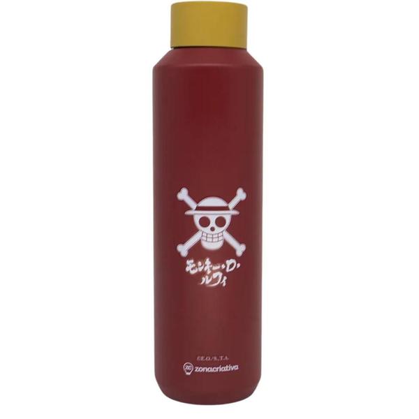 Imagem de Garrafa Térmica Acqua 600Ml One Piece Luffy - Zona Criativa