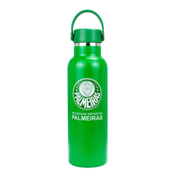 Imagem de Garrafa Térmica Alça Rosqueável 500ml - Palmeiras